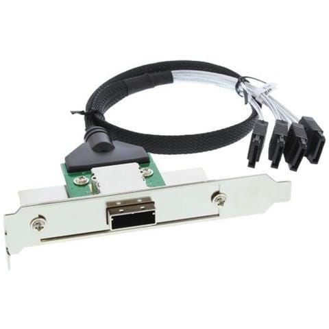 27654B, SFF-8088, SATA, Nero, Bianco - Foto 1