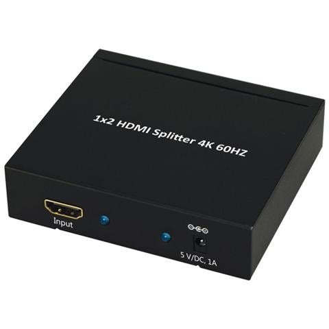 Splitter HDMI a 2 vie Colore Nero - Foto 1