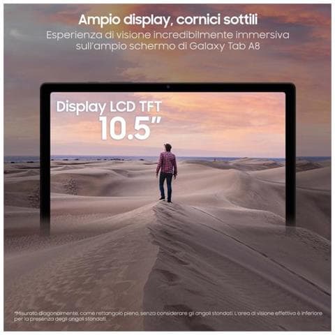 Galaxy Tab A8 10.5" FullHD+ Octa Core RAM 3GB Memoria 31 GB +Slot MicroSD Wi-Fi Fotocamera 8Mpx Android - Italia - Foto 3