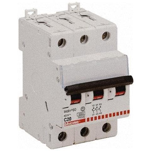 Interruttore Magnetotermico Automatico 4p 6a 6ka Btdin60 - F84/6 - Foto 1
