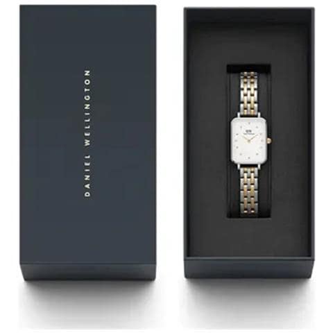 Orologio Donna Solo Tempo Quadro Lumine 5-link Two-tone - Foto 2