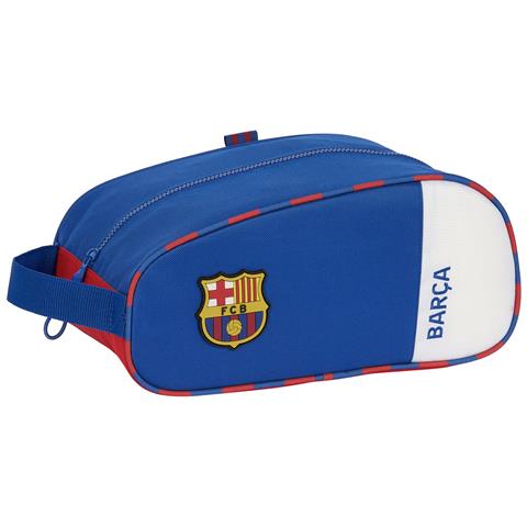 Scarpiera Da Viaggio Azzurro Rosso Granato 34 X 15 X 18 Cm - Foto 1