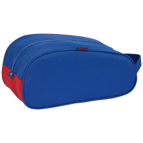 Scarpiera Da Viaggio Azzurro Rosso Granato 34 X 15 X 18 Cm - Foto 2