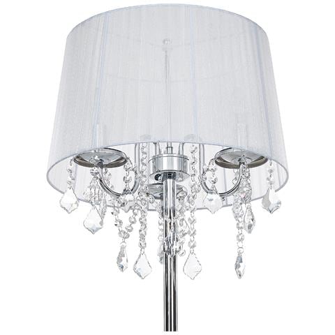 Lampada Da Pavimento Evans Metallo Bianco - Foto 2