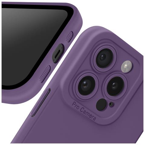 Cover Per Iphone 15 Pro Max Silicone Opaco Fotocamera Protetta - Foto 5