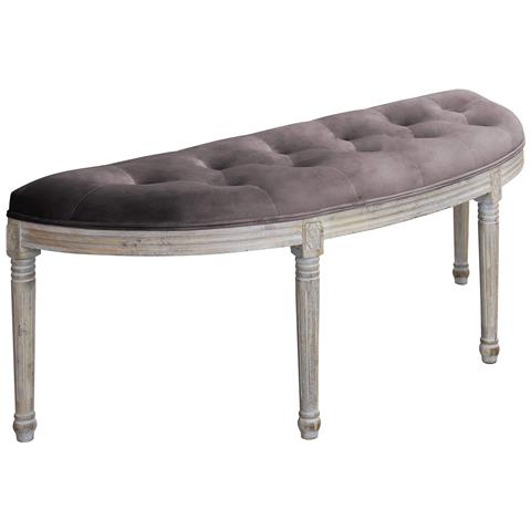 Panca 2 Posti Da Interno Salotto Bar Con Struttura In Legno E Seduta Morbida Imbottita Winter - Saddlebrown - Foto 1