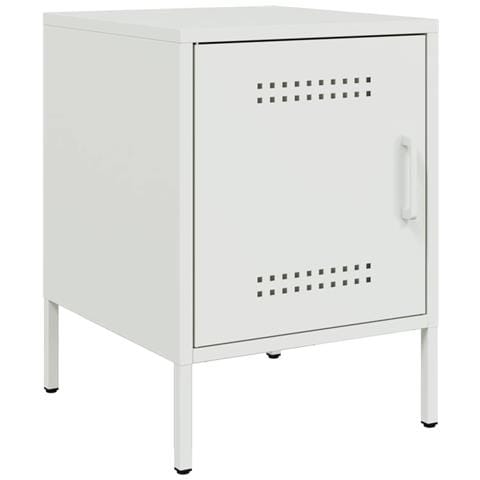 Comodini 2 Pz Bianchi 36x39x50,5 Cm In Acciaio - Foto 10
