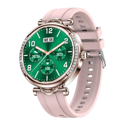 Orologio Intelligente Con Cardiofrequenzimetro, Monitoraggio Del Sonno, Contapassi Pink - Foto 1