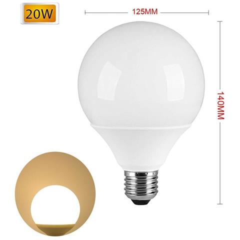 Lampadina Led 20 W Lampada Globo Sfera Luce Naturale E27 G125 - Foto 1