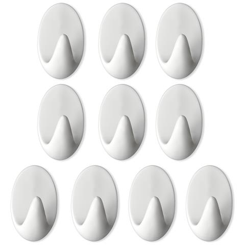 Confezione Da 10 Robusti Ganci Da Parete Autoadesivi S - Foto 1