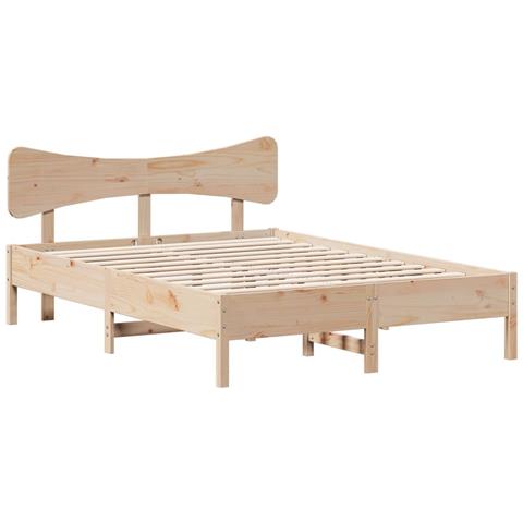 Giroletto Senza Materasso 120x190 Cm In Legno Massello Di Pino - Foto 2