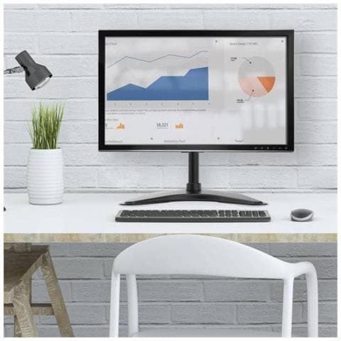 Lite Ddr1327se Supporto Da Tavolo Per Tv A Schermo Piatto 68,6 Cm (27"") Libera Installazione Nero - Foto 3