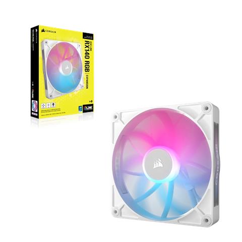 iCUE LINK RX140 RGB Case per computer Ventilatore 14 cm Bianco 1 pz - Foto 2