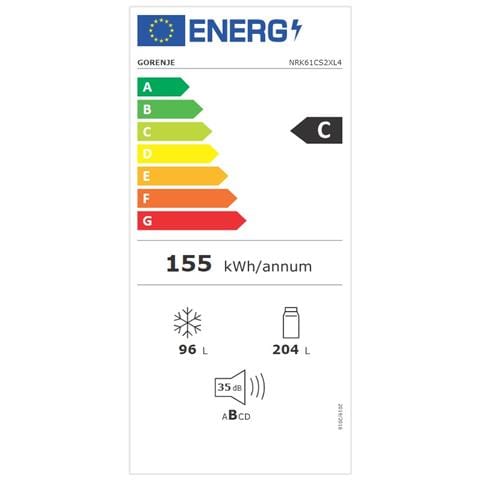 NRK61CS2XL4 frigorifero con congelatore Libera installazione 300 L C Grigio - Foto 1