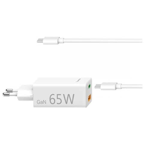 00139538 Caricabatterie Per Dispositivi Mobili Computer Portatile, Smartphone, Tablet Bianco Ac Ricarica Rapida Interno - Foto 1