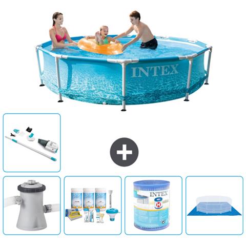 Piscina Fuori Terra - In Giro - 305x76 Cm - Blu - Include Accessori Coordinati A1384 - Foto 1