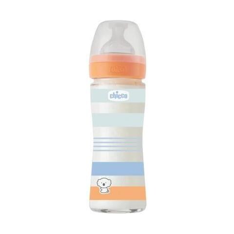Biberon Wb Vetro Orange Boy 240Ml Silic.Fl.Lento - Foto 1