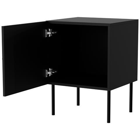 Comodino 2 pezzi PALAZZO BIS 45x39xH59 nero opaco - Foto 2