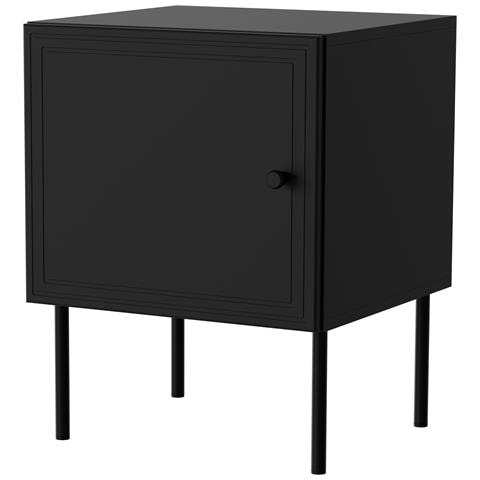 Comodino 2 pezzi PALAZZO BIS 45x39xH59 nero opaco - Foto 1