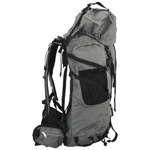 Zaino da Trekking Grigio 60 L Tessuto Oxford - Foto 2