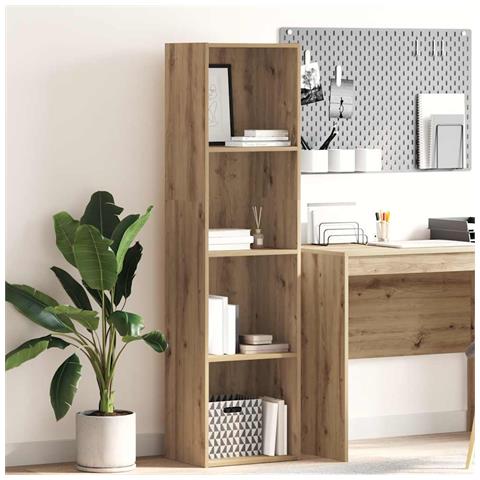 Libreria Rovere Artigianale 40x30x152 cm in Legno Multistrato - Foto 2