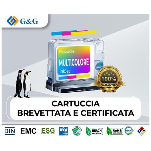 INK HP 301XL CMY 18ML RIGENERATO INK LEVEL MULTIPACK - Foto 1