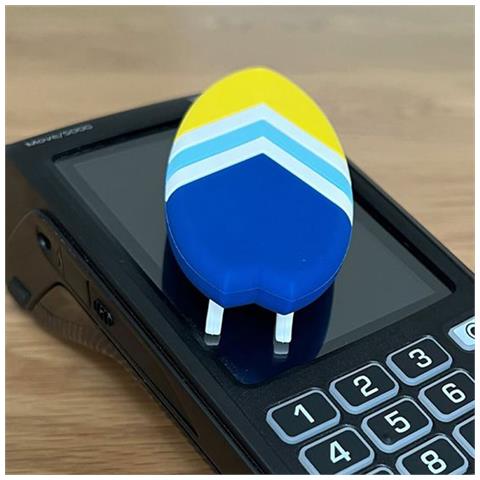 Portafoglio Contactless Con Guscio Surf Modello Compatto E Facile Da Usare, Multicolore - Foto 5