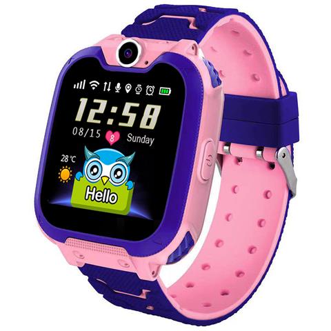 Smartwatch Impermeabile Rosa Per Bambini Con Gps E Modalità Classe - Foto 1