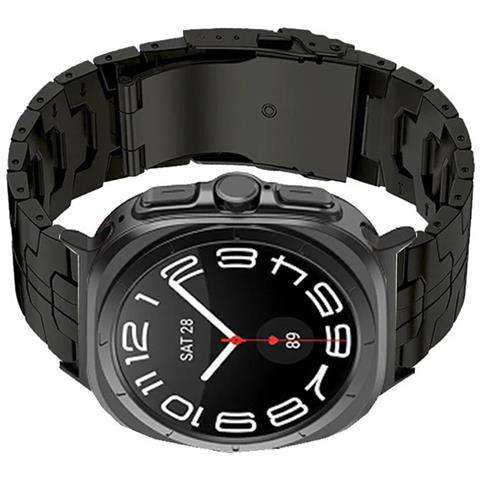 Cinturino Per Orologio In Titanio Iron Man Edition Per Samsung Galaxy Watch 7 Ultra 47 Mm Black - Foto 2