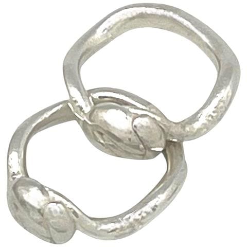 Coppia Di Anelli Vida In Argento Placcato 10µ - Foto 6