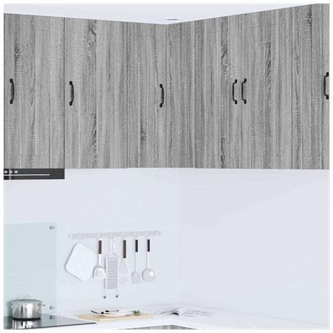 Mobile da cucina con lo scaffale Grigio Sonoma 57 x 57 x 80 cm - Foto 2