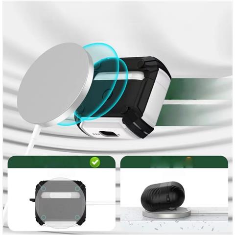Custodia Magnetica Nera Per Airpods Pro 3 Compatibile Con Magsafe, Con Supporto Orizzontale E Verticale - Foto 2