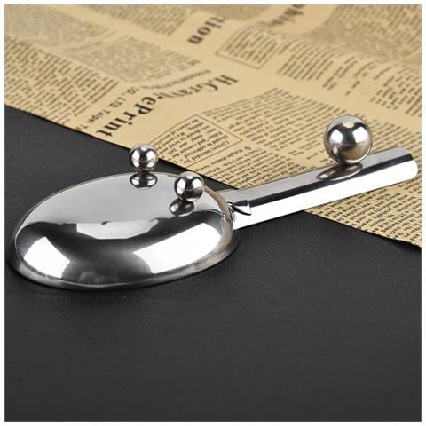 Posacenere Per Sigari In Acciaio Inossidabile - Elegante, Lucidato A Mano E Portatile - Foto 2