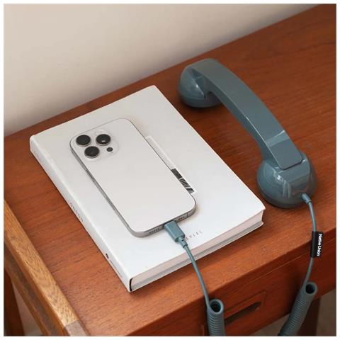 Combinato Telefonico Pop Retro Usb-c Con Microfono Per Chiamate E Videochiamate, Verde - Foto 2