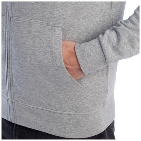 Felpa Con Cappuccio E Zip Da Uomo 63633 - Foto 2