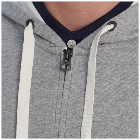 Felpa Con Cappuccio E Zip Da Uomo 63633 - Foto 7