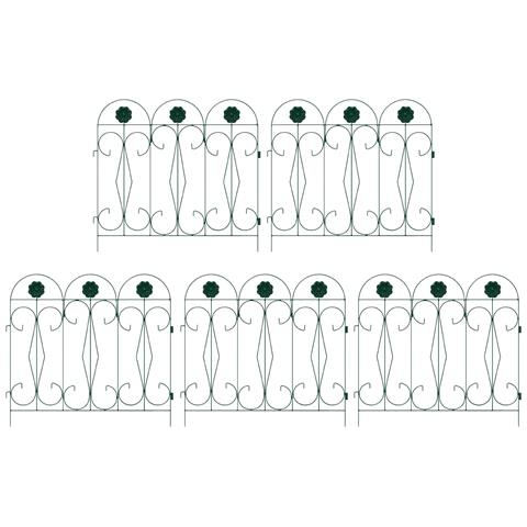 Recinzione per Giardino Traliccio Verde 305,5 x 55,5 x 0,3 cm - Foto 1