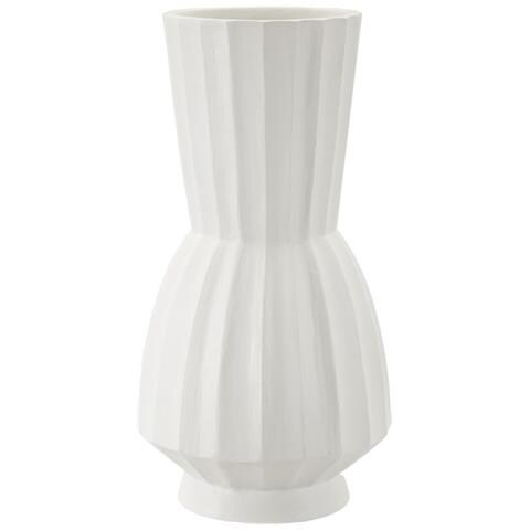 Vaso Glint Alto In Magnesio Bianco - Foto 1