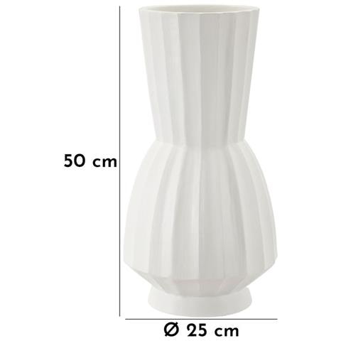 Vaso Glint Alto In Magnesio Bianco - Foto 7