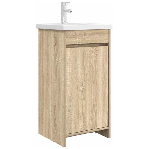 Mobile da bagno con lavabo Rovere Sonoma 42 x 40 x 84,5 cm - Foto 1