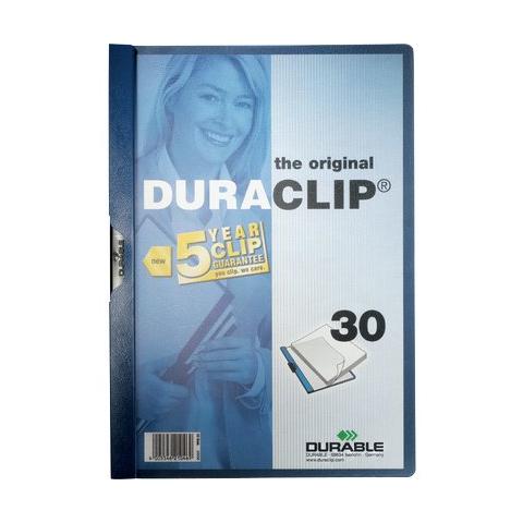 pz. 1 Cartelline Duraclip 3 mm. blu 3 mm 220007 - Foto 1