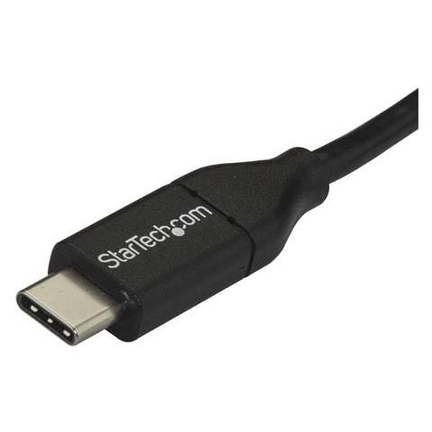 Cavo USB 2.0 USB-C Type-C / Tipo-C a Micro-B nero da 1m - Foto 2