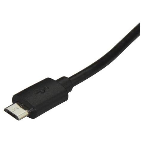 Cavo USB 2.0 USB-C Type-C / Tipo-C a Micro-B nero da 1m - Foto 4