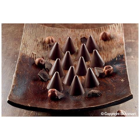 Stampo cioccolato coni easy choc 35x30mm h. 16mm 112.5ml silicone - Foto 2
