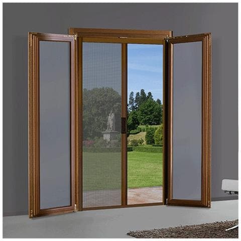 Zanzariera A Rullo Laterale Per Porta - Cm 150 X 250 - Bronzo - Foto 1