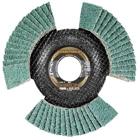 Kayser KG 207077 Disco abrasivo lamellare Grana (diametro mm, 22,2 millimetri foro Rodio - Foto 1