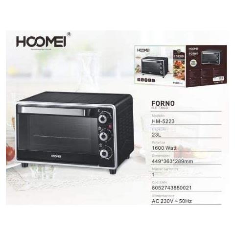 HOOMEI - HM-5223 Fornetto Elettrico Potenza 1600 Watt Capacità 23 Litri -  ePRICE