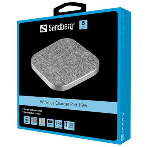 Wireless Charger Pad 15w (Wireless Charging Pad 15w Aluminium Usb-c Qi Compatible 5 Year Warranty)  - Foto 5