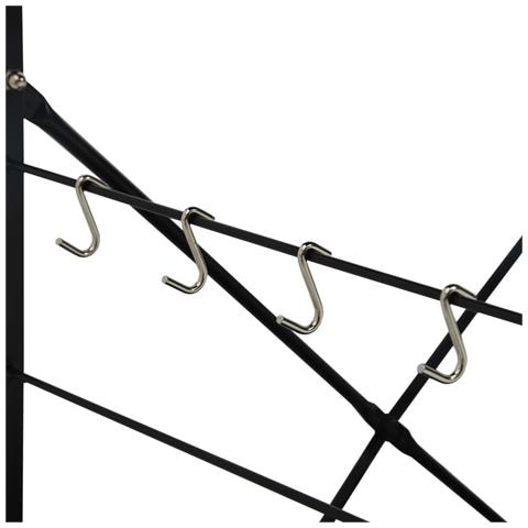 Mobile Microonde Nero e Rovere 60x39,6x123cm Legno Multistrato - Foto 7