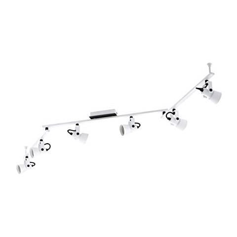 Trillo - Lampada Da Soffitto A 6 Luci, In Acciaio, 5 W, Colore: Bianco / nero - Foto 1